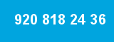 920 818 24 36 920 818 24 36